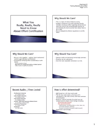 1  Attachment B  Training Materials about Effort  Page 2 of 13  Academic Year Pizza Crust