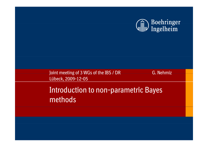 introduction to non parametric bayes introduction to non