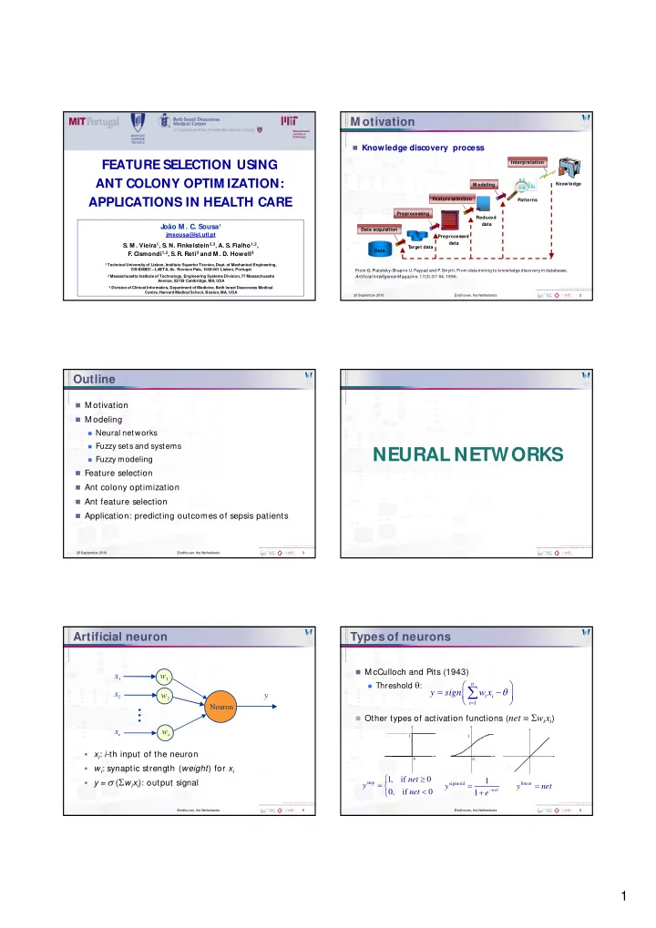 other types of activation functions net w i x i x n w n 1