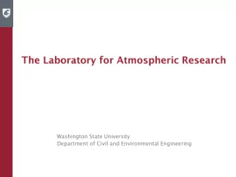 Washington State University  Department of Civil and Environmental Engineering  Faculty  Faculty