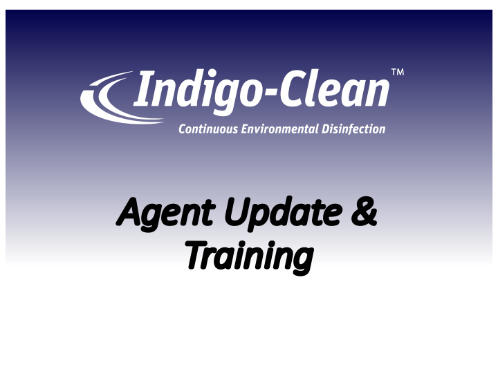age agent updat update tr training agenda
