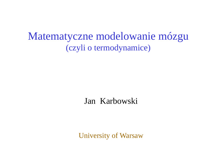 matematyczne modelowanie m zgu