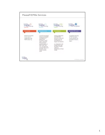 1  PleasePrEPMe.org is your home for PrEP &amp; PEP access.  PleasePrEPMe is a mobile optimized,
