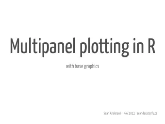 Multipanel plotting in R  with base graphics  Sean Anderson    Nov 2011   scanders@sfu.ca  Compared