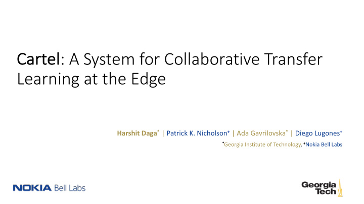 rtel a system for collaborative transfer learning at the