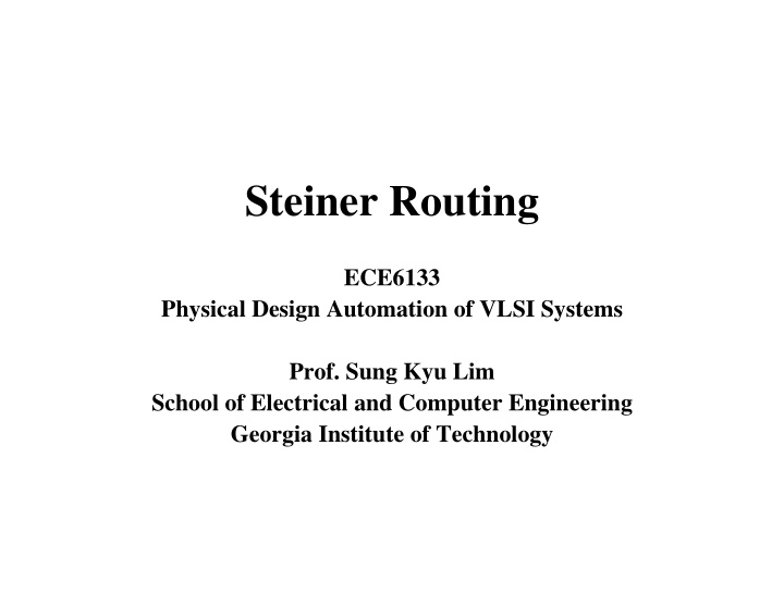 steiner routing