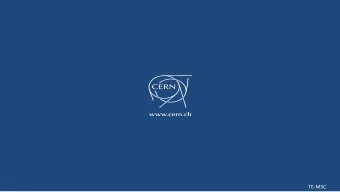 TE-MSC  07/04/2016  On behalf to MSC-MDT section and Coil working group  Jose Ferradas