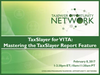 Who We Are Our mission at  CFED is to make  it possible for  millions of