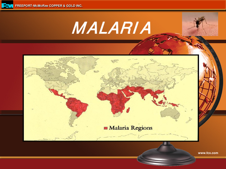 malari a