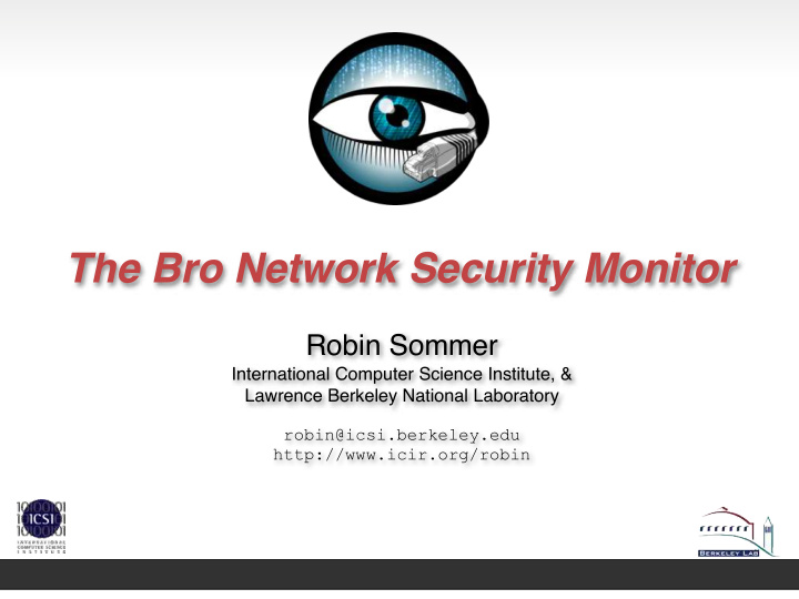 the bro network security monitor