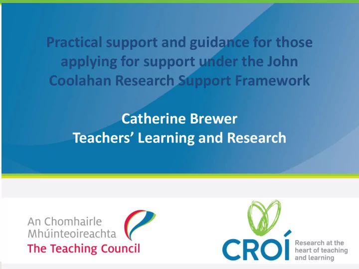 applying for support under the john