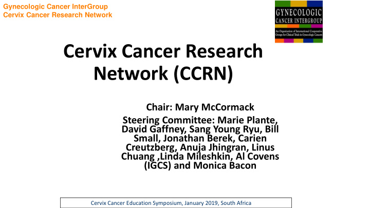 cervix cancer research