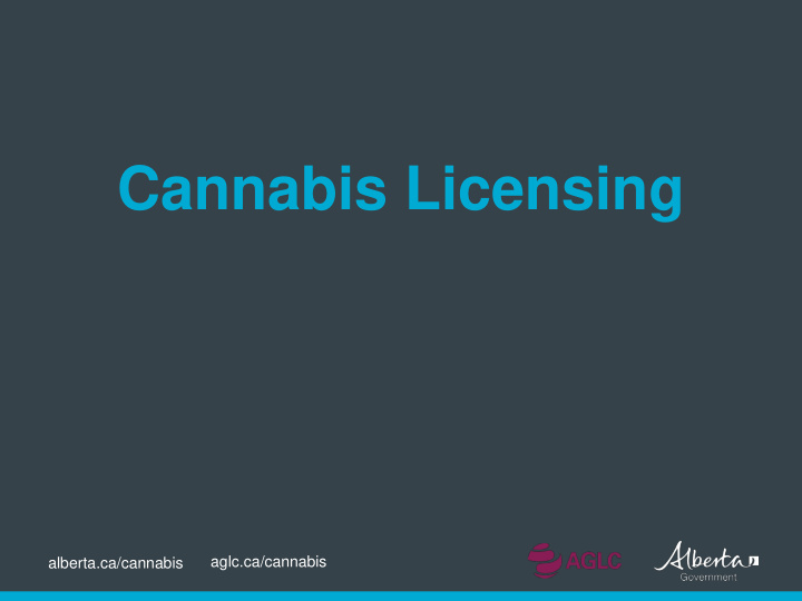 cannabis licensing