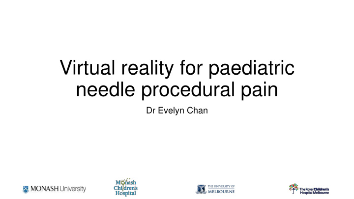 needle procedural pain