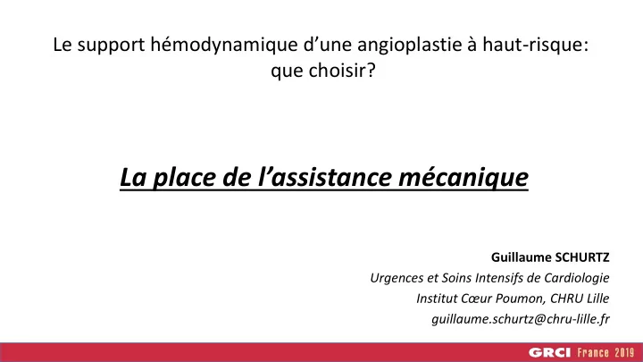 la place de l assistance m canique