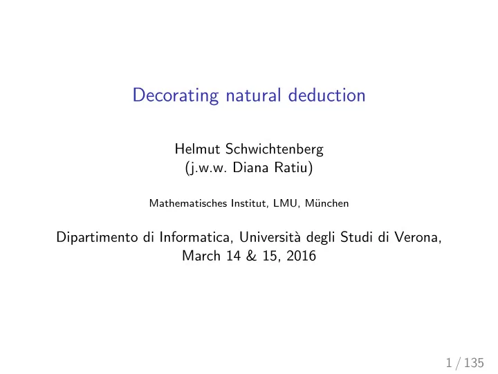decorating natural deduction