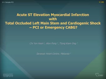 Chi Yen Voon 1 , Alan Fong 1 , Tiong Kiam Ong 1 Sarawak Heart Centre, Malaysia 1  Clinical History