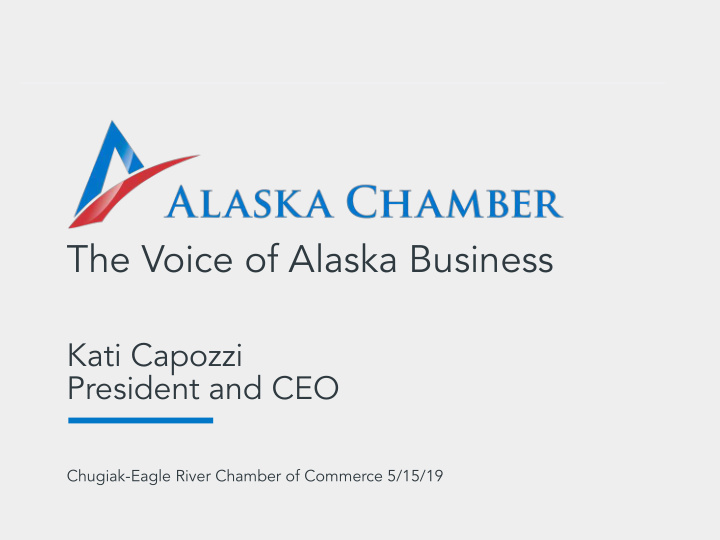 the voice of alaska business