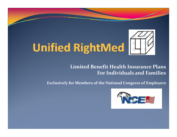 limited benefit health insurance plans limited benefit