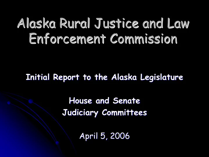 alaska rural justice and law alaska rural justice and law