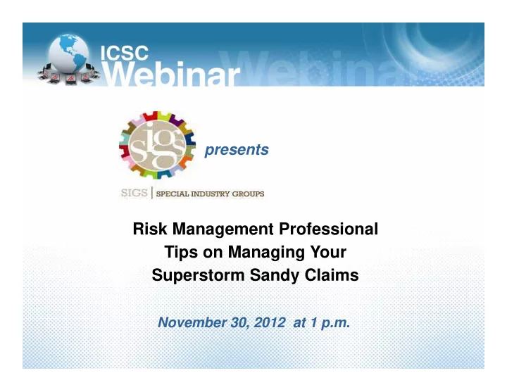 risk management professional tips on managing your