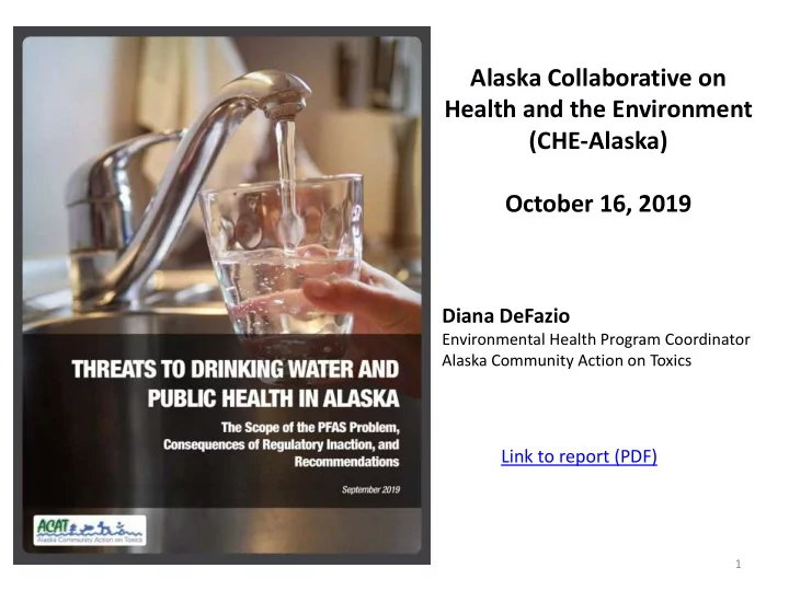 diana defazio environmental health program coordinator