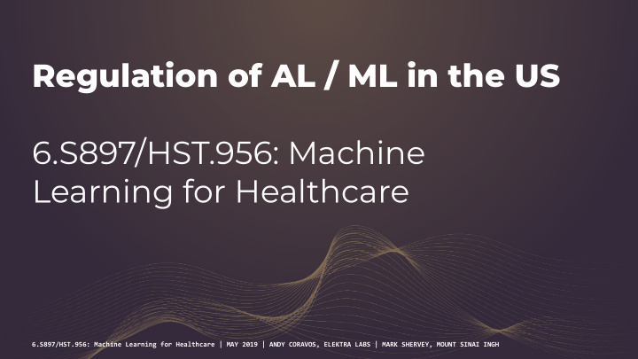 regulation of al ml in the us 6 s897 hst 956 machine
