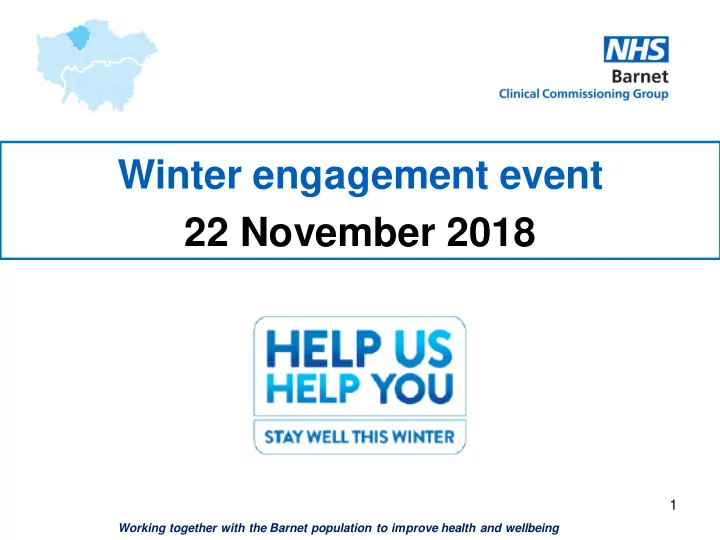winter engagement event