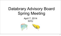 databrary advisory board spring meeting