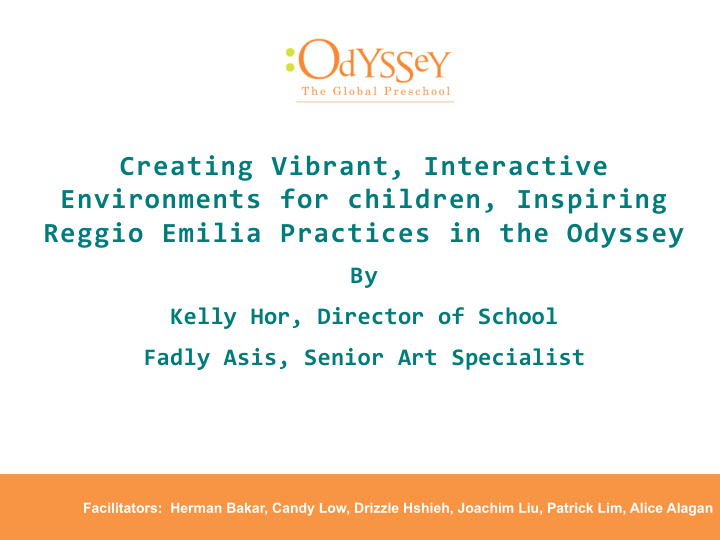creating vibrant interactive environments for children