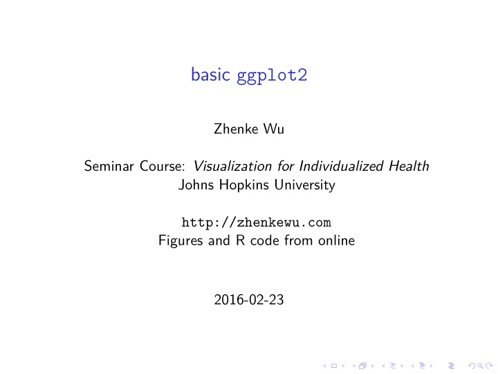 basic ggplot2
