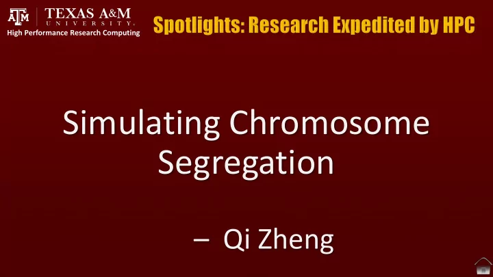 simulating chromosome