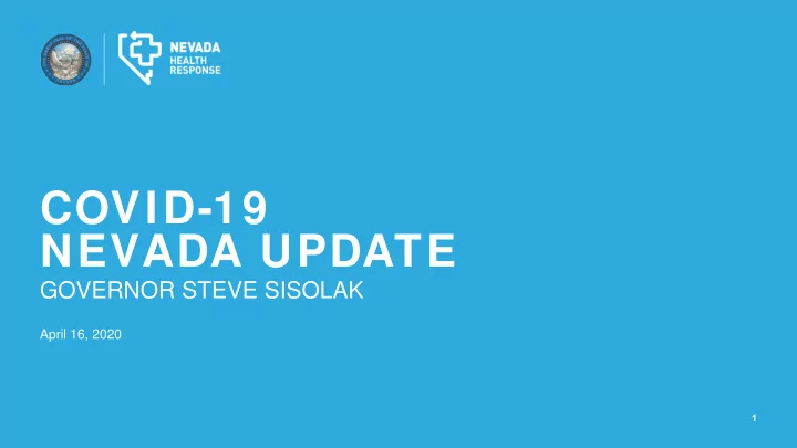 covid 19 nevada update