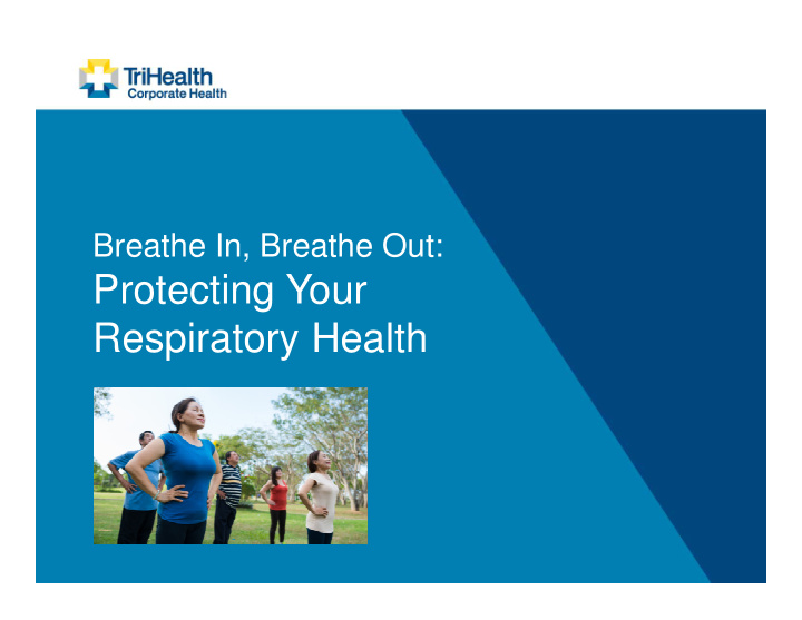 protecting your respiratory health protecting your