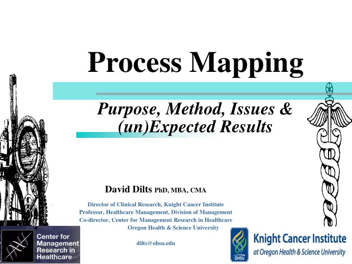 process mapping