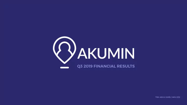 q3 2019 financial results
