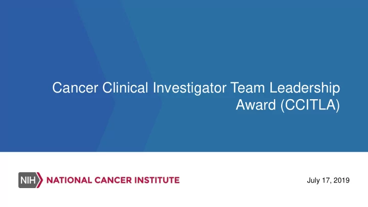award ccitla