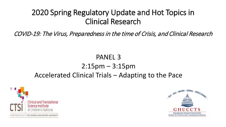 2020 020 spring ng regulatory u update a e and nd hot t