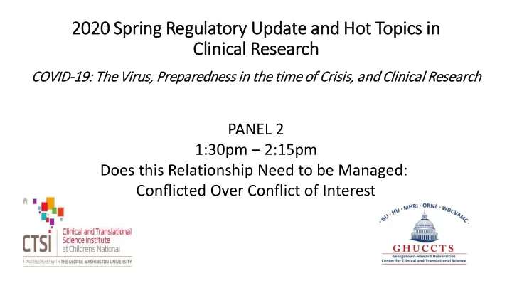 2020 020 spring ng regulatory u update a e and nd hot t