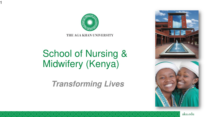 school of nursing amp midwifery kenya