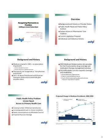 1  Percentage of Medicare Fee for Service Beneficiaries by  Number of Chronic Conditions  Source: