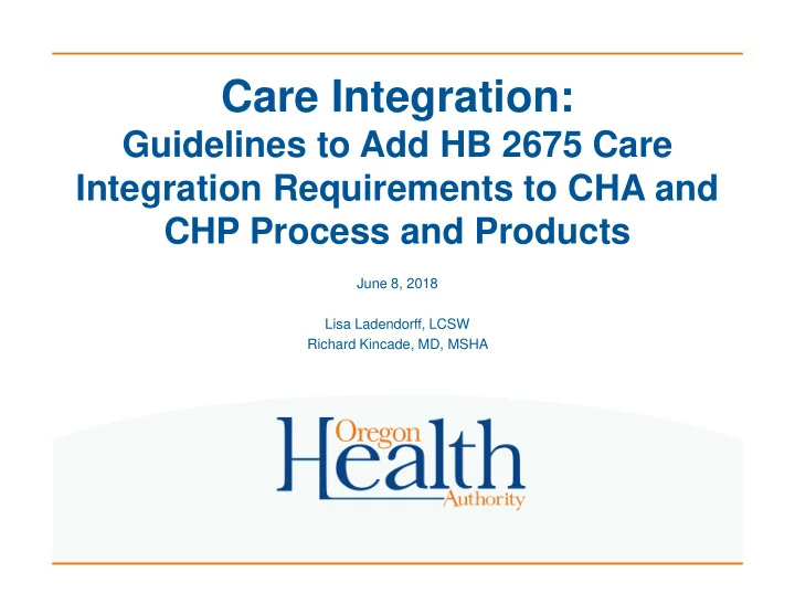 care integration
