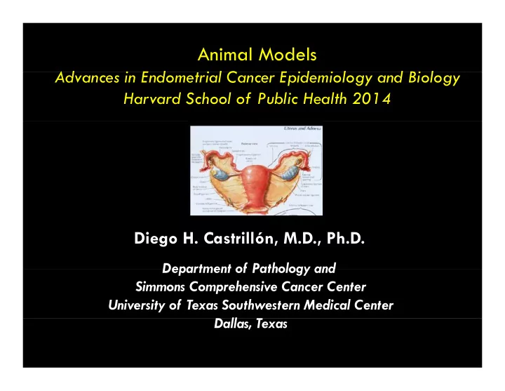 animal models