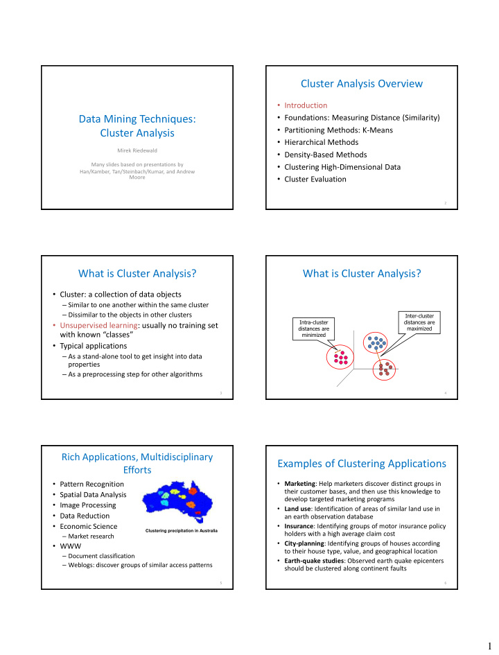 data mining techniques