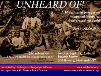 Indonesia   A country of roughly 719 languages, many of  which are only spoken in very small