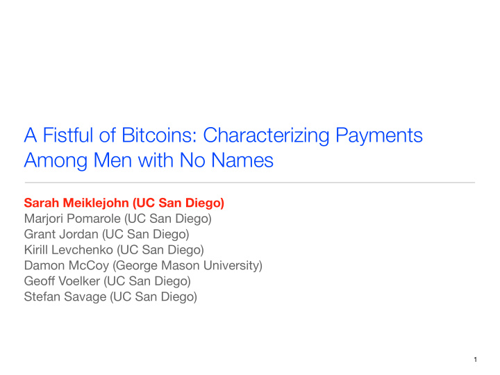 a fistful of bitcoins characterizing payments among men