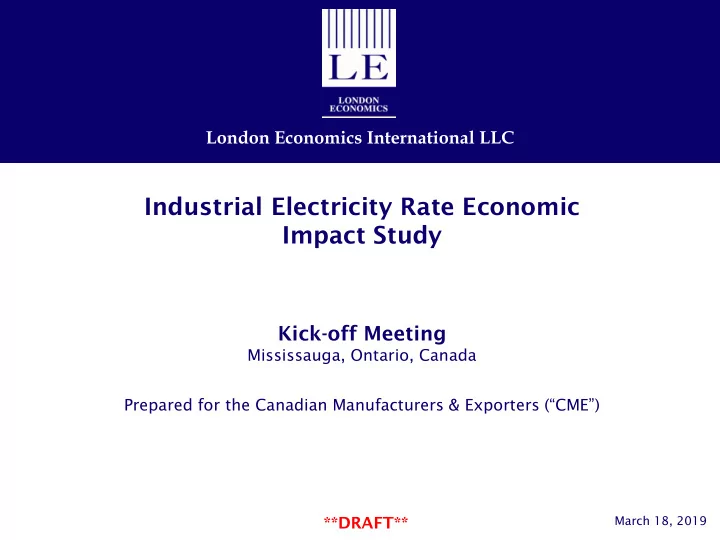 impact study
