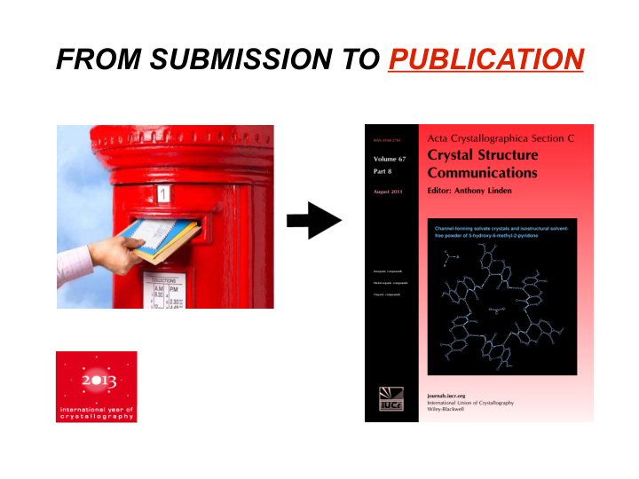 from submission to publication