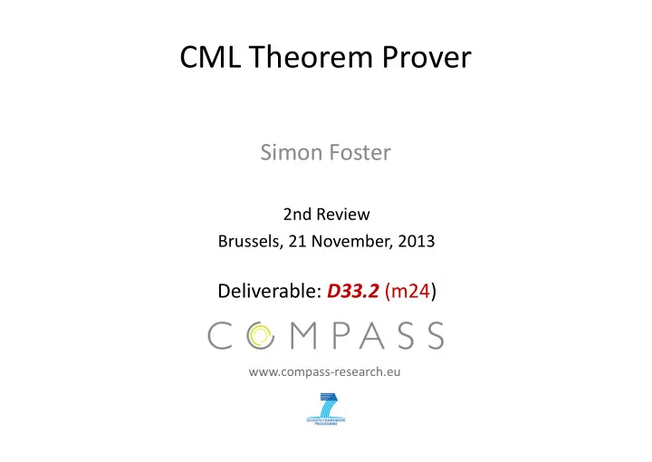 cml theorem prover