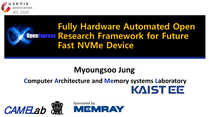 came ame l lab ab emerging non volatile memory for ssds